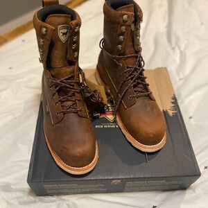 Irish Setter Red Wing Wingshooter ST Work Boot 8 inch Non-Metal Toe Size 9 NWT